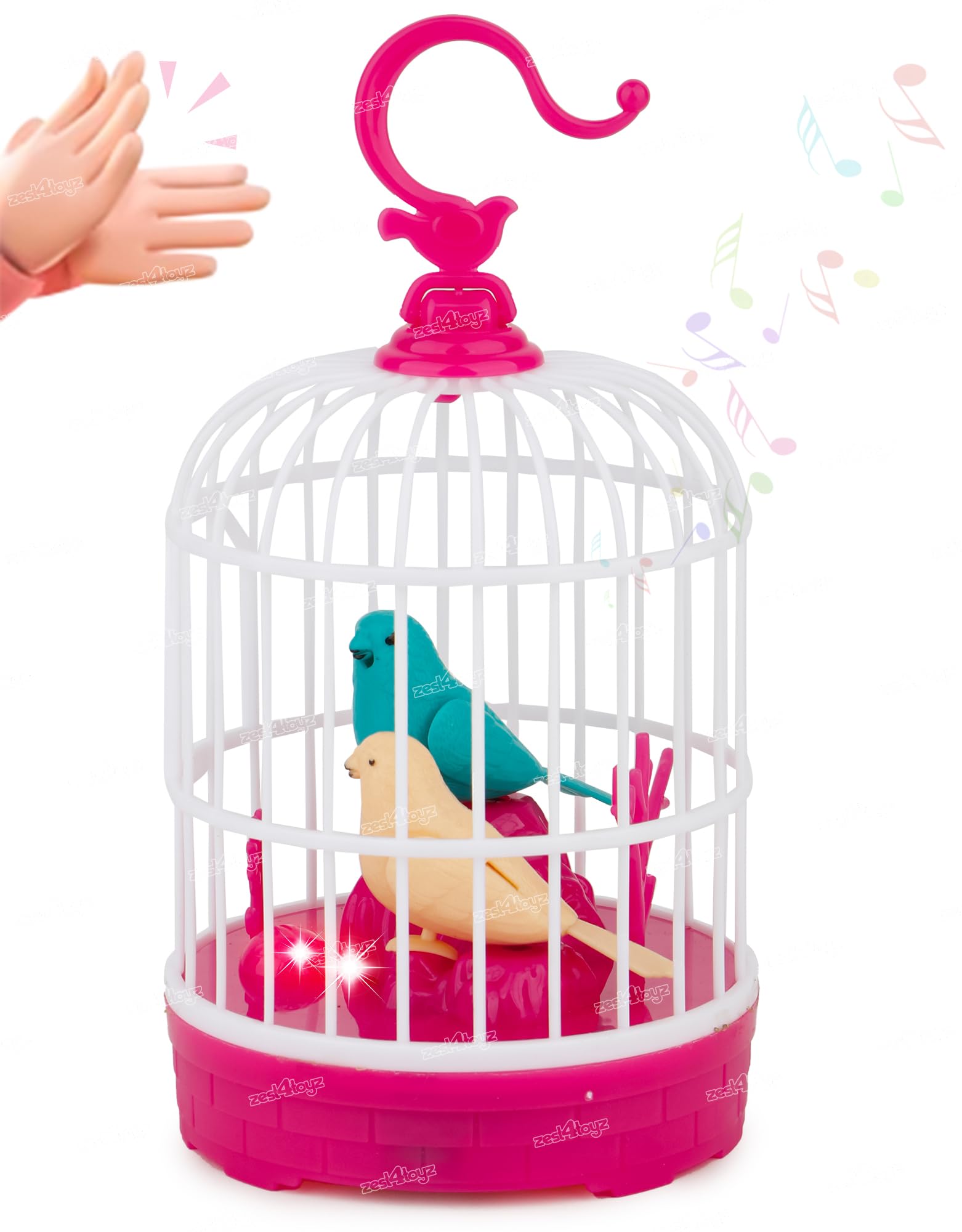 は*る様 Big Bird 4 ☆ 8点セット Buy Zest 4 Toyz Beautiful Bird Pet Toy in Hanging Cage for Kids